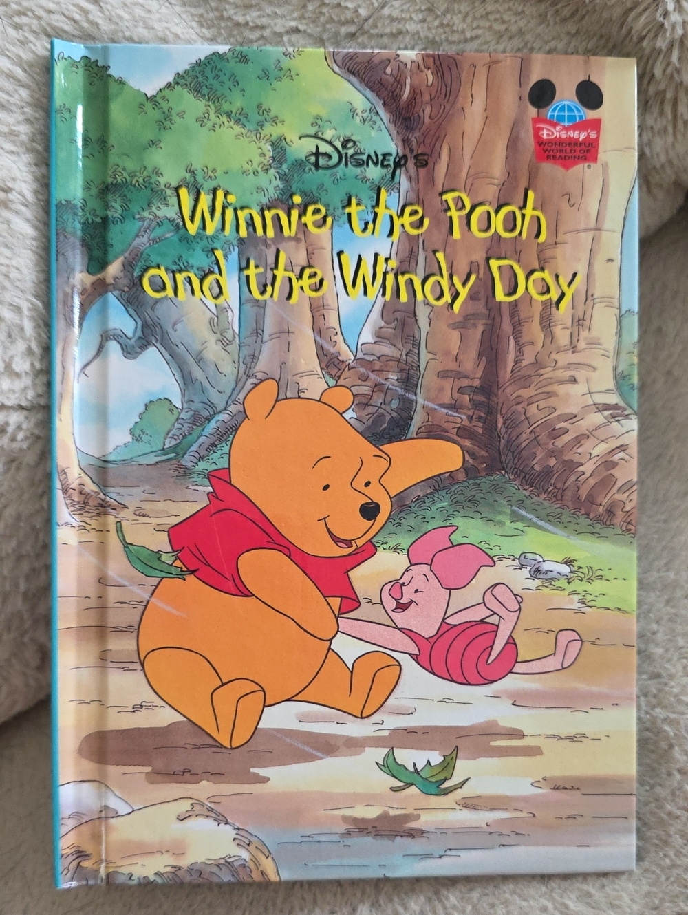 Disney Winnie the Pooh and the Windy Day Hardcover – Yellow, Red, Pink, Green